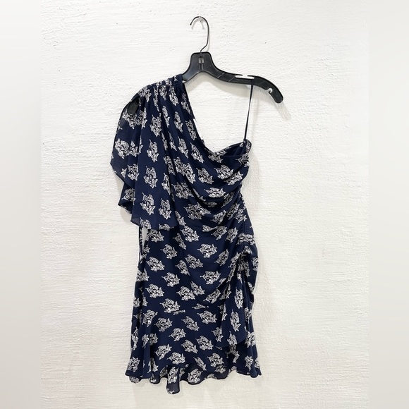 A.L.C. Misha One Shoulder Silk Dress - Picture 2 of 5